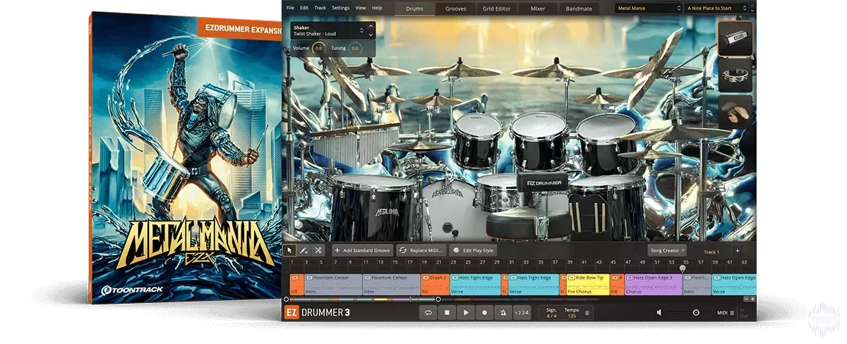 Toontrack Metal Mania EZX (SOUNDBANK) screenshot Toontrack Metal Mania EZX (SOUNDBANK) screenshot