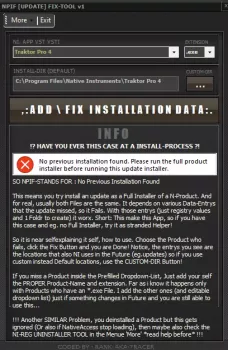 NI Update-Fix Tool v1.0 WiN screenshot