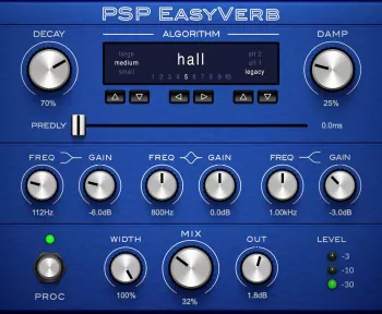 REQ: PSPaudioware PSP EasyVerb v2.0.1 Update screenshot