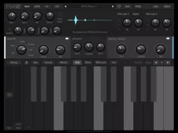 AudioKit FM Player 2：适用于iPad的DX Synth v2.7 [iOS]屏幕截图