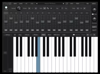 AudioKit FM Player 2：适用于iPad的DX Synth v2.7 [iOS]屏幕截图