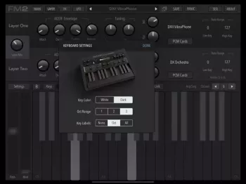 AudioKit FM Player 2：适用于iPad的DX Synth v2.7 [iOS]屏幕截图