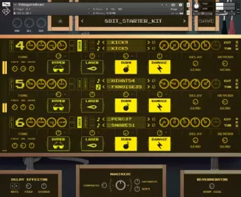 Rigid Audio Videogamedrums KONTAKT WAV-ARCADiA screenshot