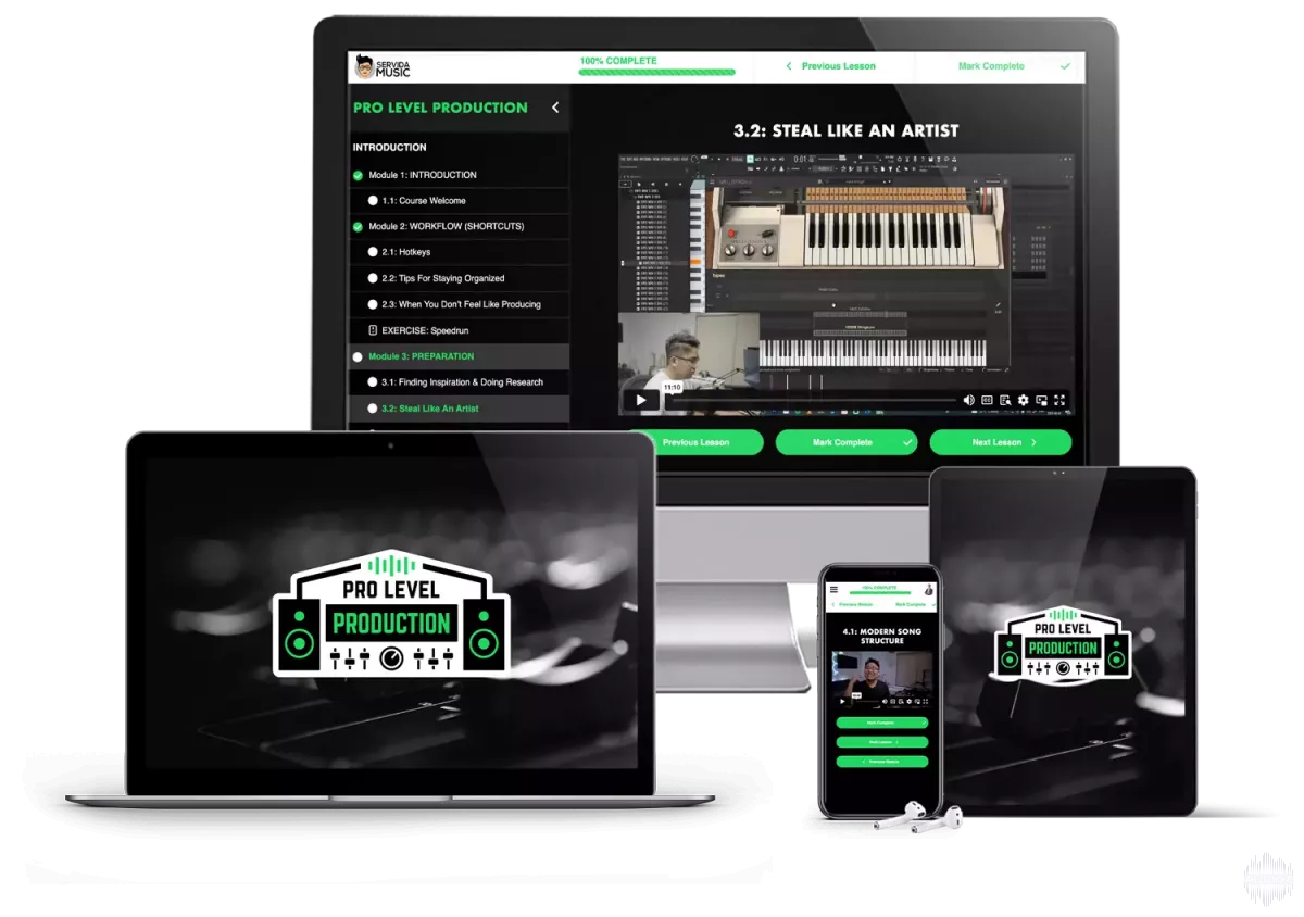 Pro Level Production by Simon Servida TUTORiAL screenshot Pro Level Production by Simon Servida TUTORiAL screenshot