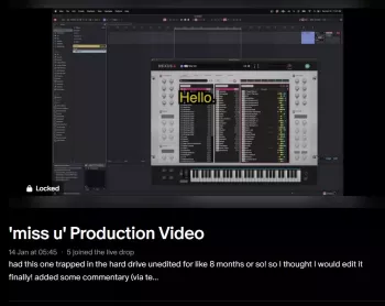 REQ: Kawai Sprite 'miss u' Production Video screenshot