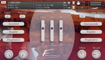 David Forner Balvi Cello KONTAKT screenshot