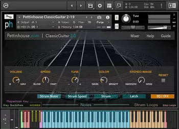 Pettinhouse Classic Guitar 2.1 KONTAKT screenshot