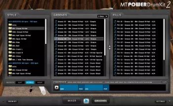 Manda Audio MT Power Drum Kit 2 v2.1.3 x64 x86 VST VST3 AU AAX LiNUX WiN MAC [FREE] screenshot