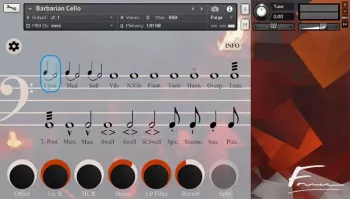 David Forner Barbarian Cello v1.2 KONTAKT screenshot