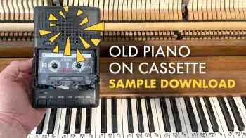 The Sound of Machines Vintage Piano Sample Pack: Cassette Tape Sounds from 1964 AiFF-FANTASTiC screenshot