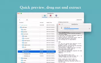 OmniZip - Universal Extractor Pro 2.2.0 macOS TNT screenshot