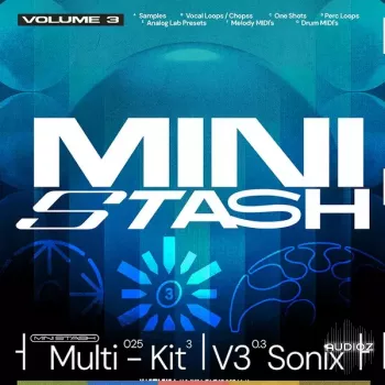 KXVI Ministash Vol 3 Multi Kit WAV MiDi ANALOG LAB BANK screenshot