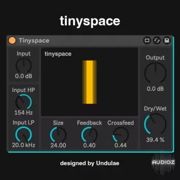 Undulae Music Tinyspace v1.1 Max for Live Device AMXD-ARCADiA screenshot