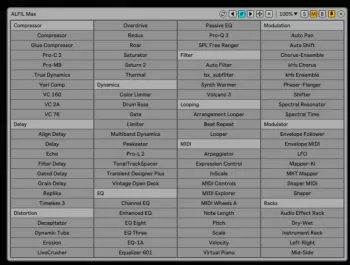 REQ: killihu ALFIL Max For Live Device screenshot