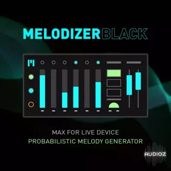 Gourlie Records Melodizer Black Max for Live Melody Generator Max for Live Device AMXD-ARCADiA screenshot