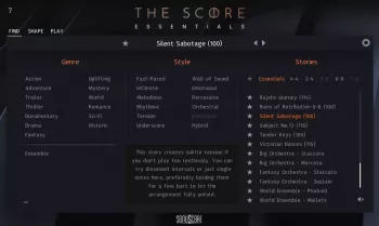 Sonuscore The Score Essentials KONTAKT screenshot