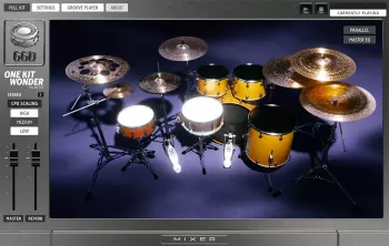 GetGood Drums One Kit Wonder Nu Metal KONTAKT screenshot