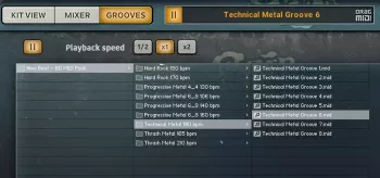 Bogren Digital Trivium Drums KONTAKT screenshot