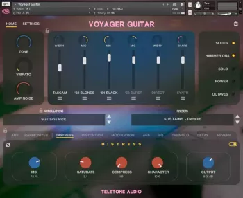 Teletone Audio Voyager Guitar KONTAKT screenshot