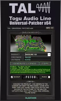 Togu Audio Line Universal Patch x64-TRACER screenshot