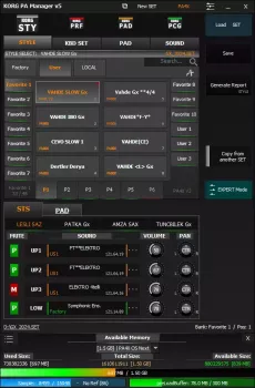 REQ: Korg Pa Manager V5.1 screenshot