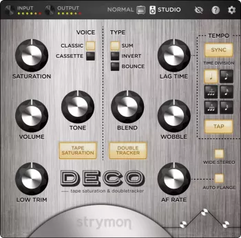 Strymon Deco Plugin v1.0.0-R2R screenshot