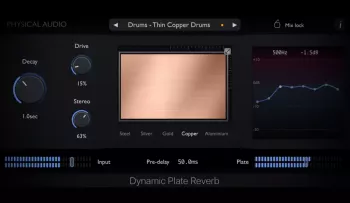 Physical Audio Dynamic Plate Reverb v3.1.9 Incl Keygen-R2R screenshot
