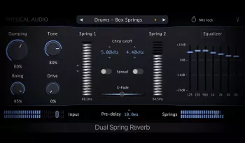 Physical Audio Dual Spring Reverb v3.1.10 Incl Keygen-R2R screenshot