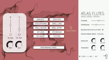 Sonora Cinematic Atlas Flutes KONTAKT screenshot