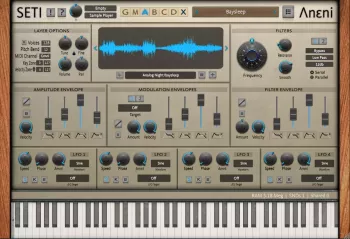 Keyboard Synthesizer and Piano SETI Aneni (Hybrid Sound Engine Synthesizer) v1.0.0 VST VST3 STANDALONE WiN screenshot