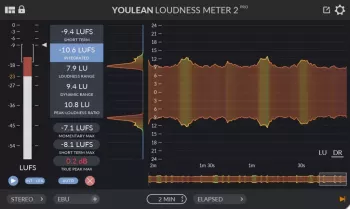 Youlean Loudness Meter Ultra v2.5.12 - V.R screenshot