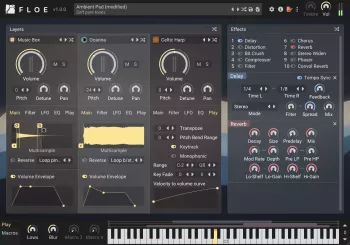Floe (Streamlined sample-based instrument platform) v1.0.3 WiN Mac + Libraries [FREE] screenshot