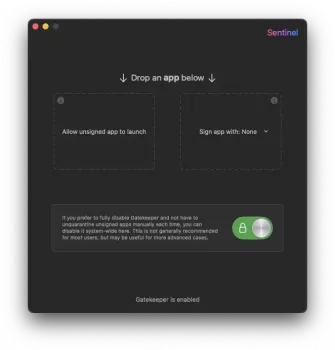 Alin Lupascu Sentinel v3.1.3 macOS [Free] screenshot