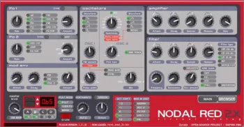 The Usual Suspects Nodal Red 2X (DSP56300 Emulator) 2.0.0 VST2 VST3 CLAP AU WiN MAC LiNUX [FREE] screenshot