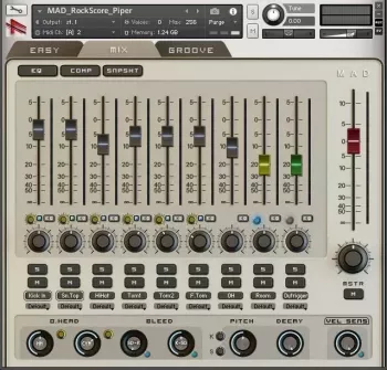 HandHeldSound MAD RockScore KONTAKT screenshot