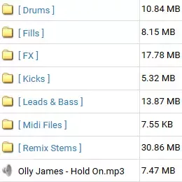 Olly James Signature Sounds Vol.9 WAV MiDi screenshot