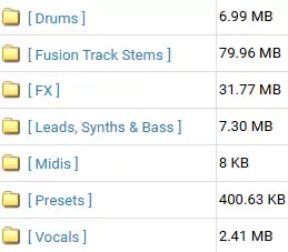 Olly James Signature Sounds Vol.19 Fusion WAV MiDi Presets screenshot