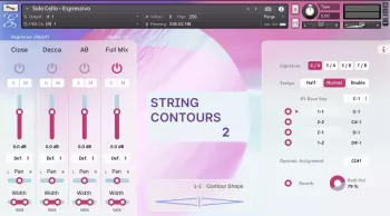 Strezov Sampling String Contours 2 KONTAKT screenshot