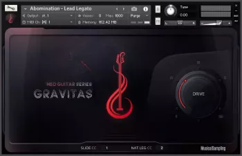 Musical Sampling Gravitas Bass KONTAKT screenshot