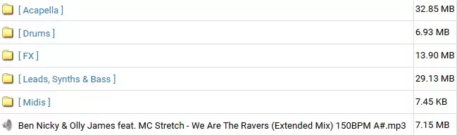 Olly James Signature Sounds Vol.39 We Are The Ravers WAV MiDi screenshot Olly James Signature Sounds Vol.39 We Are The Ravers WAV MiDi screenshot