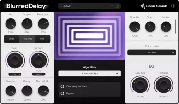 Linear Sounds BlurredDelay v1.1.3 macOS- GUISEPPE screenshot