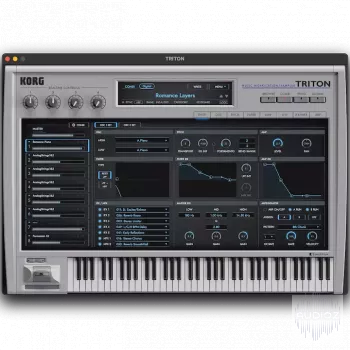KORG Software TRITON v1.4.5 U2B Mac [MORiA] screenshot